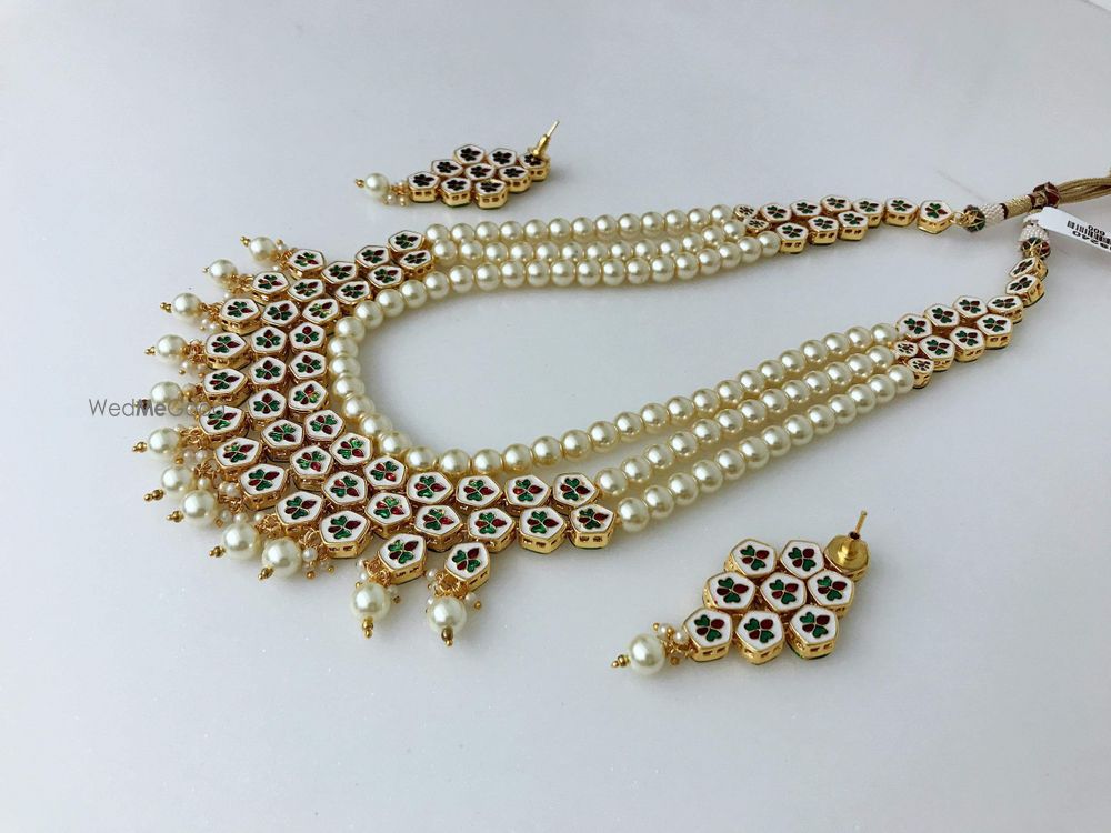 Photo From Kundan & Pearl Necklace - By Inflori Jewels