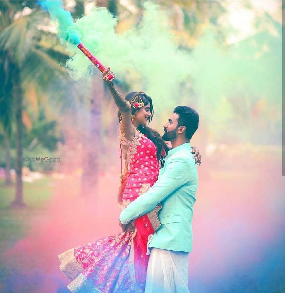 Photo of Prop for couple portrait with smoke stick