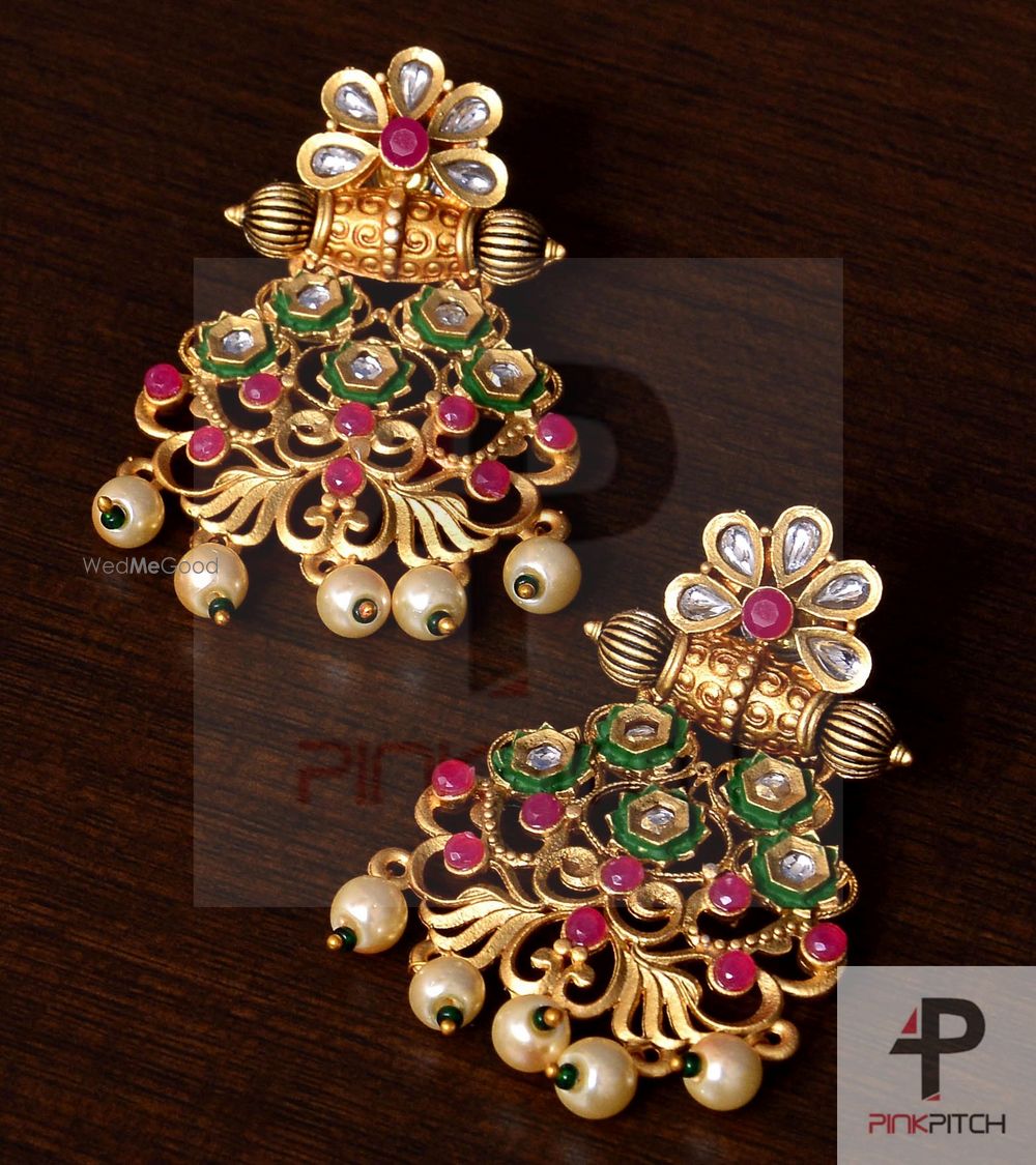 Photo From Earrings (Kundan and Stone Embellished) - By Pink Pitch