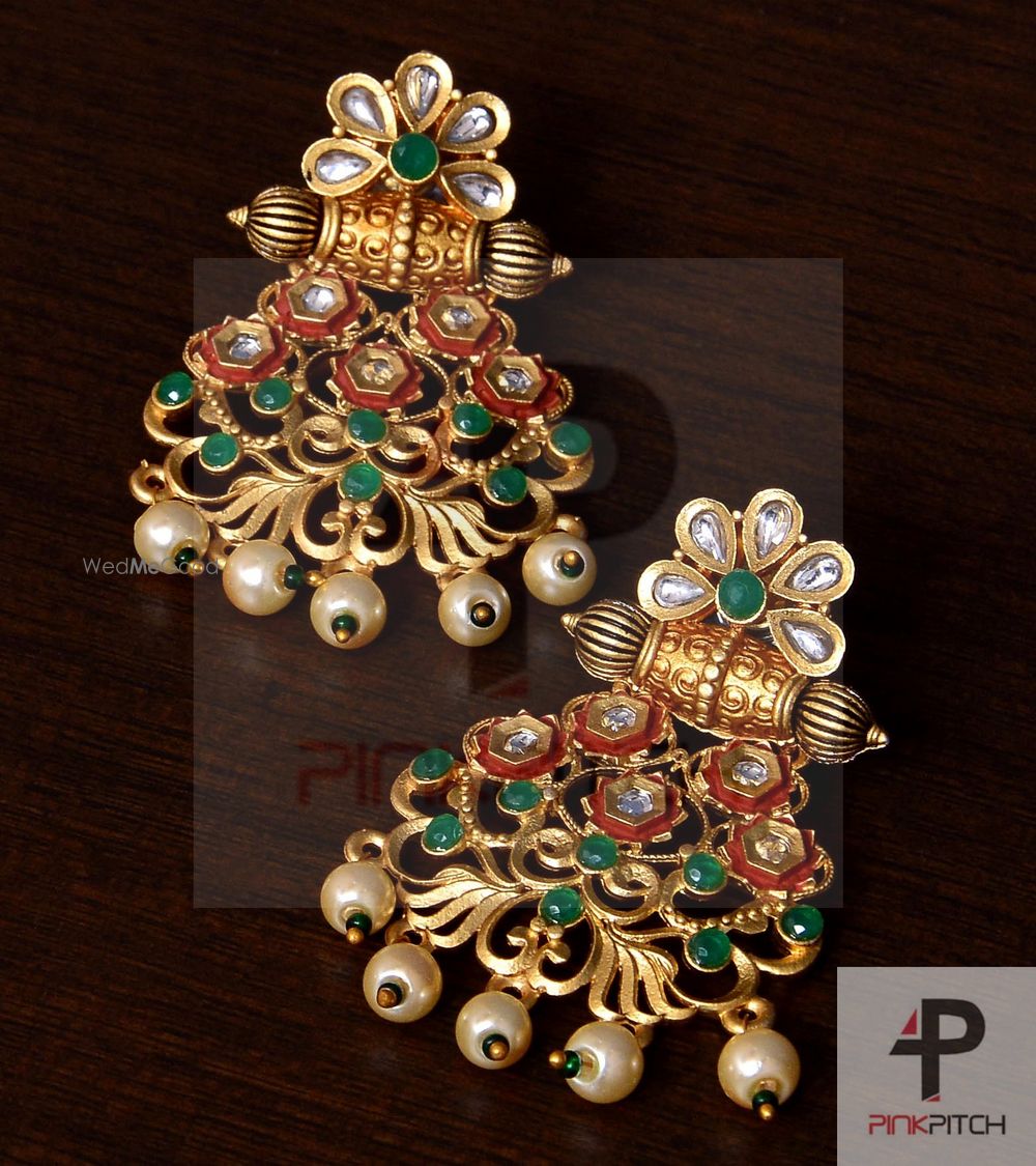 Photo From Earrings (Kundan and Stone Embellished) - By Pink Pitch