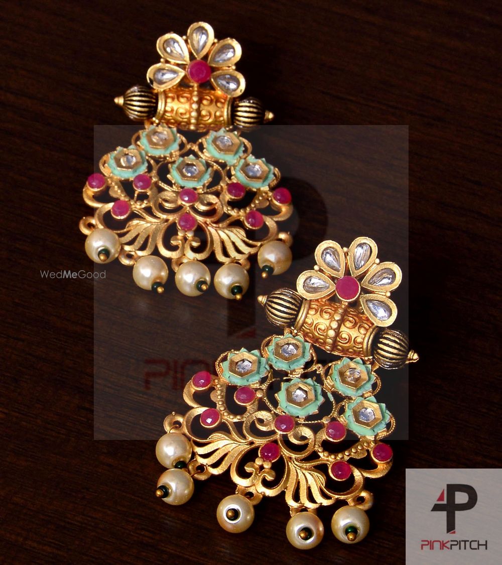 Photo From Earrings (Kundan and Stone Embellished) - By Pink Pitch