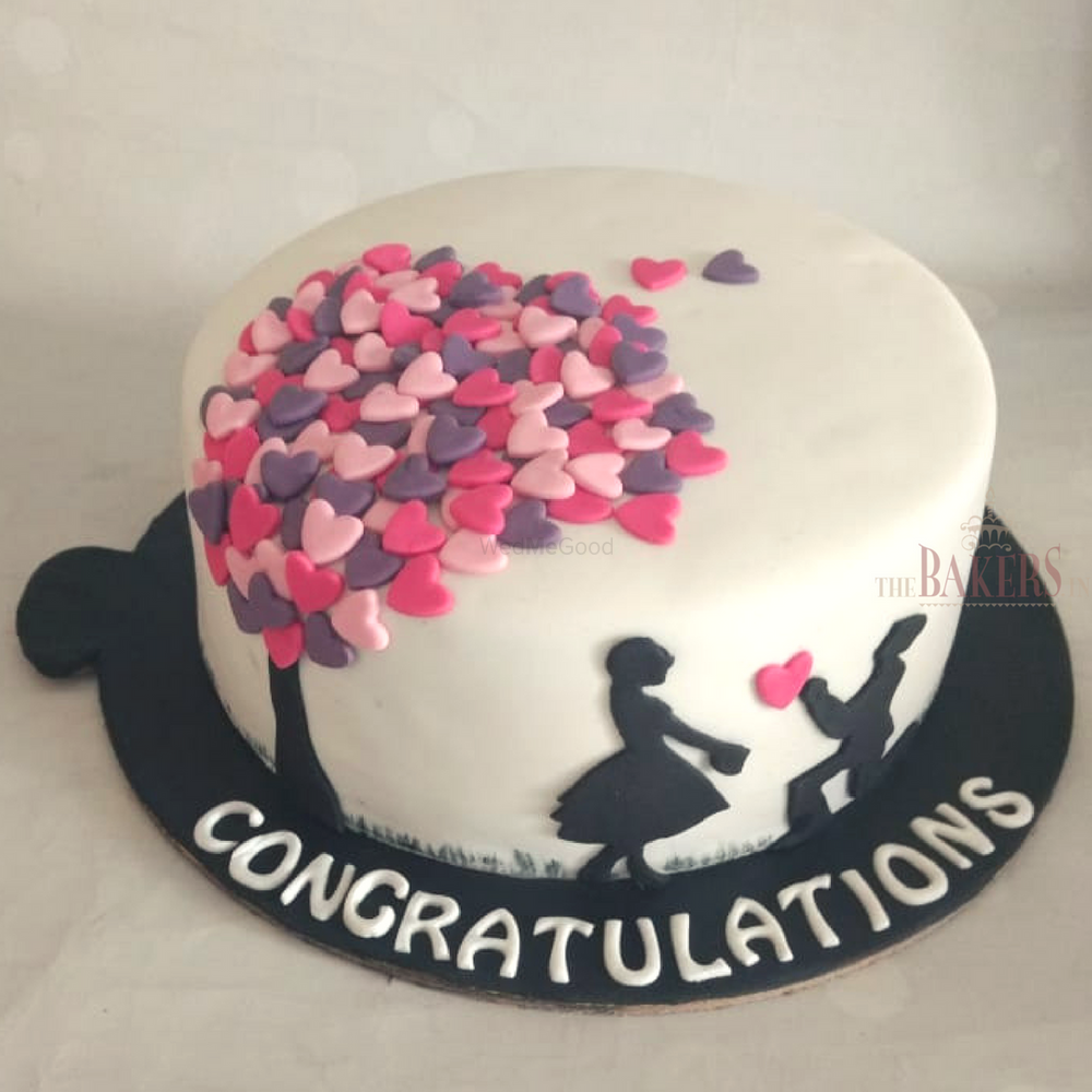 Photo From Engagement Cake - By TheBakers.in