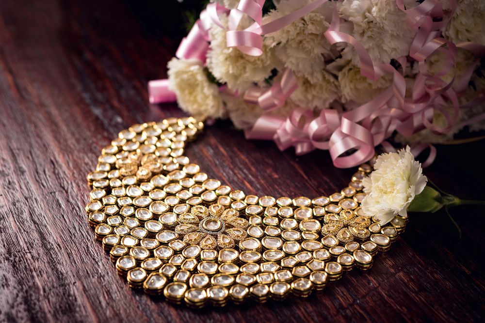 Photo of Gorgeous piece of bridal necklace for wedding.