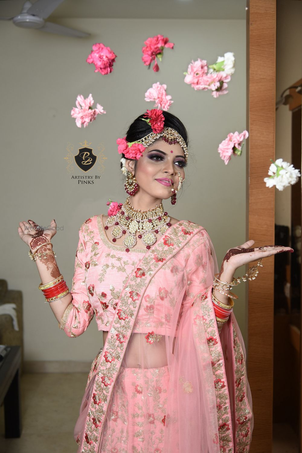 Photo From Airbrush Bridal makeup for Priya - By Pinky Bhatia