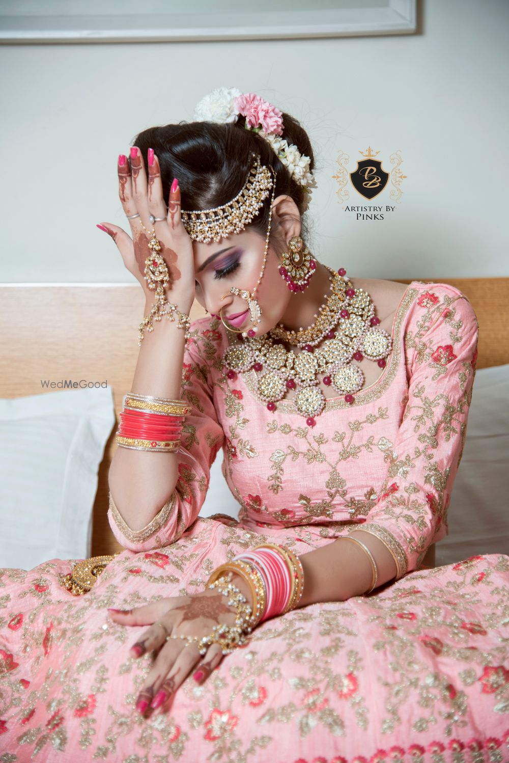 Photo From Airbrush Bridal makeup for Priya - By Pinky Bhatia