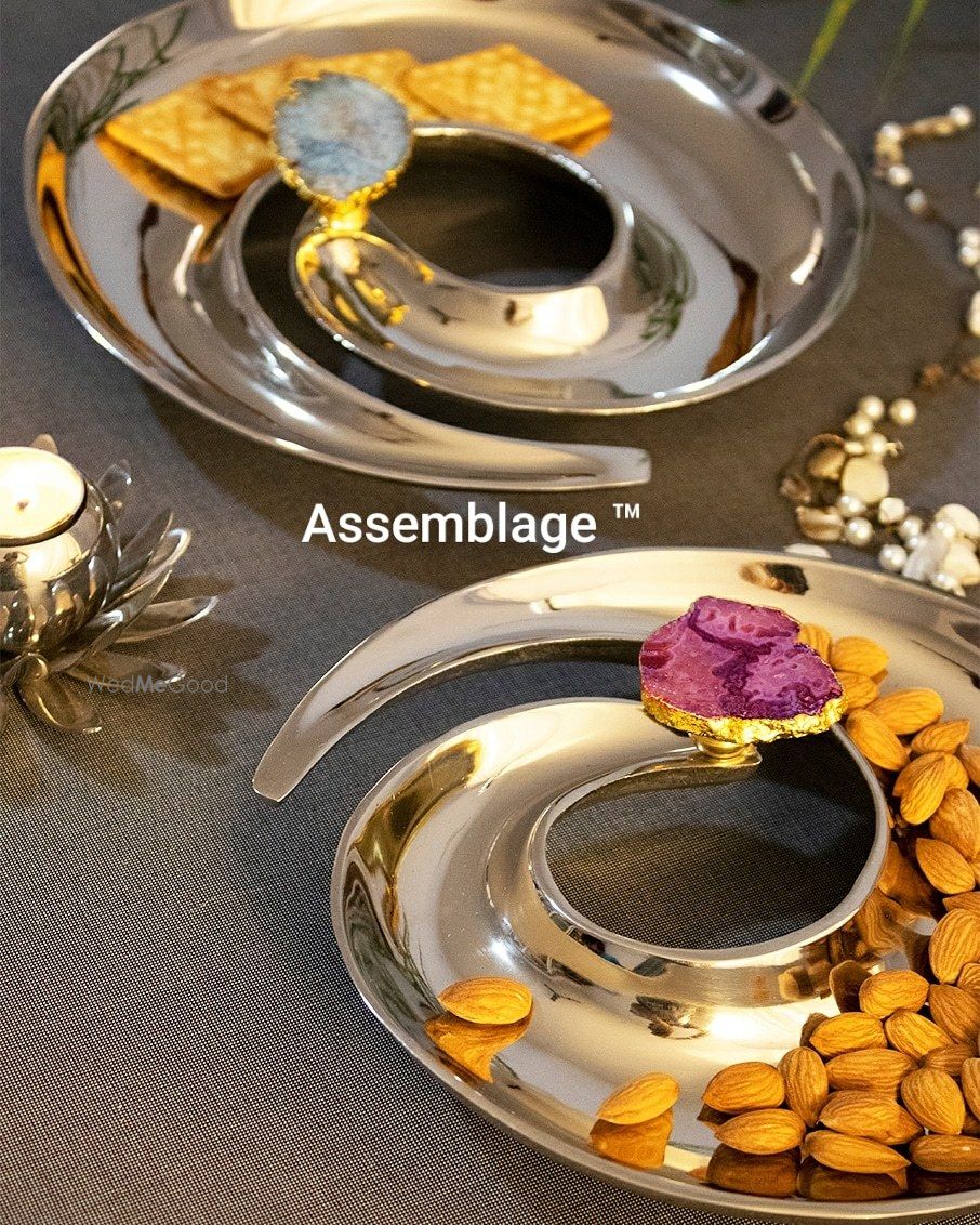 Photo From Metal platters, bowls & baskets - By Assemblage by Kavita 