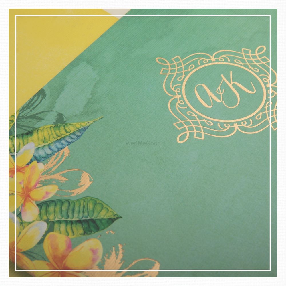 Photo From Frangipani theme wedding invitation - By Red Square Communications