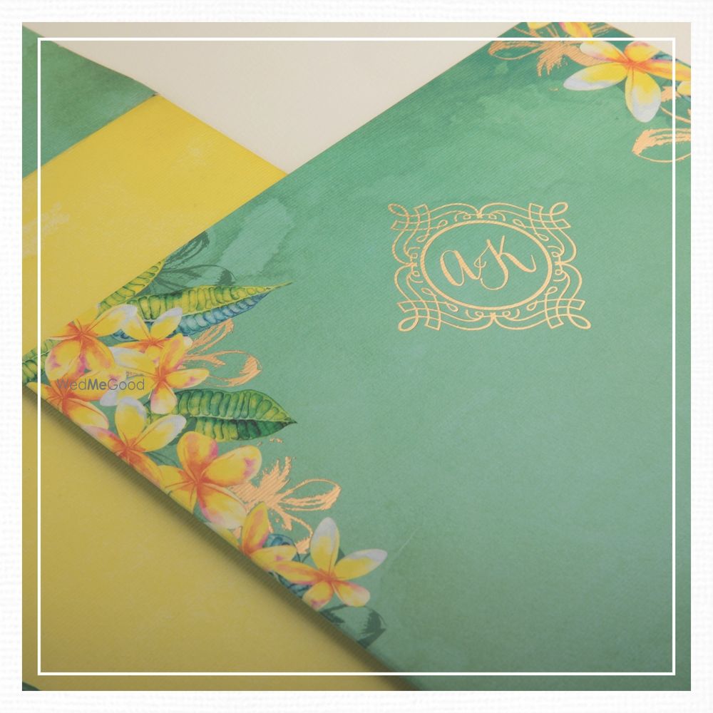 Photo From Frangipani theme wedding invitation - By Red Square Communications