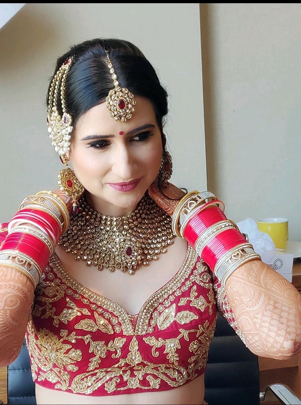 Photo From North Indian Bridal looks - By Tanya Arora Makeovers