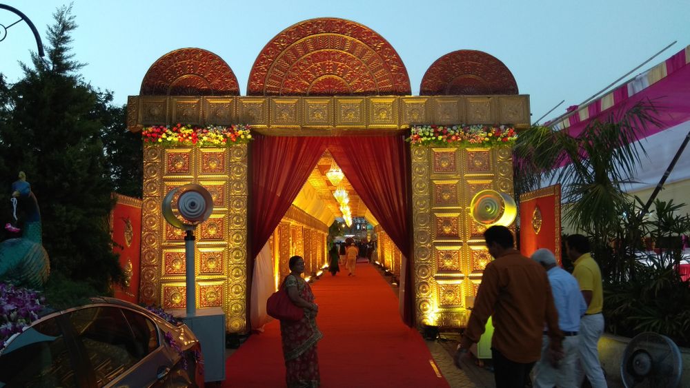 Photo From A Bronze Carved Palacial themed Decoe - By Vivaah Sanskar Wedding Planners