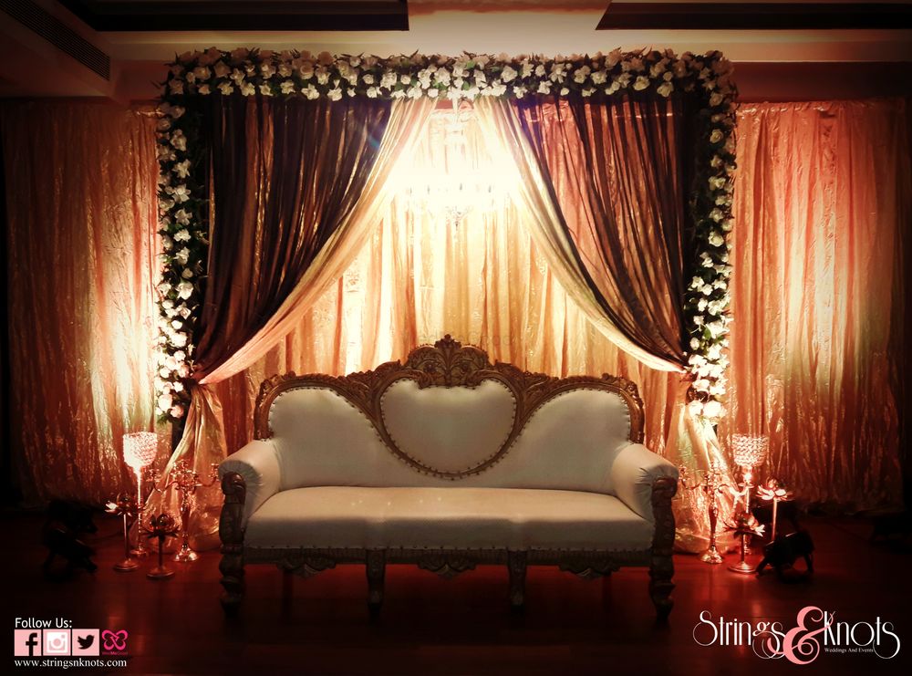 Photo From Red & Black Theme Engagement Decor - By Strings & Knots Weddings And Events