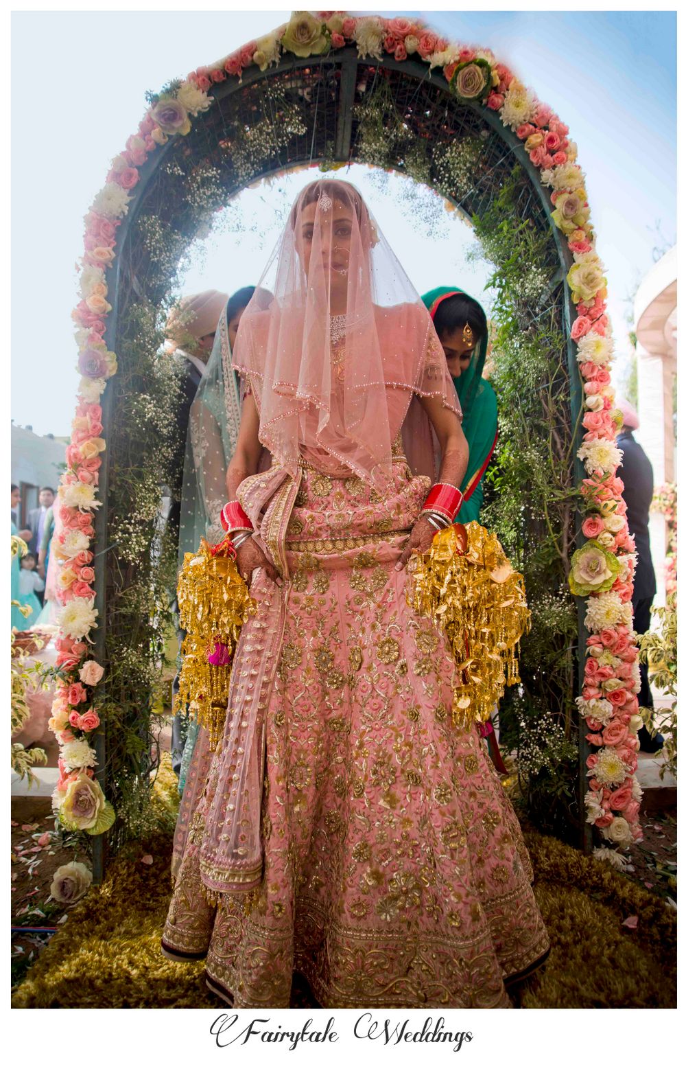 Photo of heavy bridal sharara