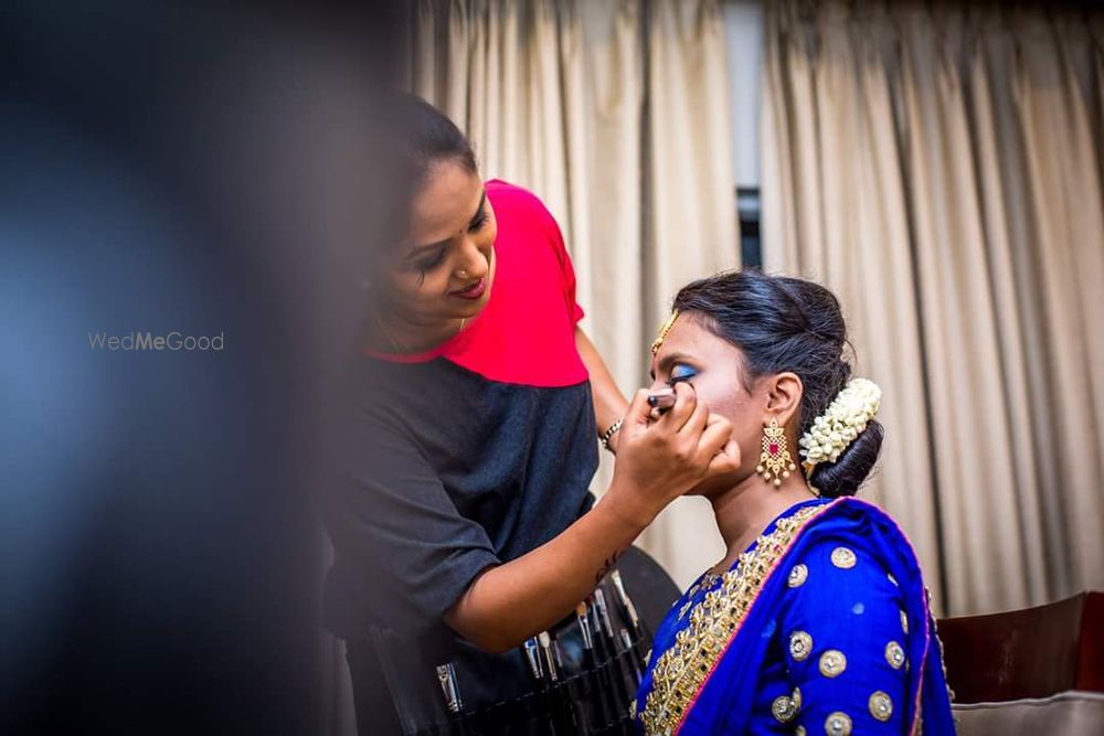 Photo From Bride Aarthi Reception and Mugurtham Look - By Makeup by Sowmiya