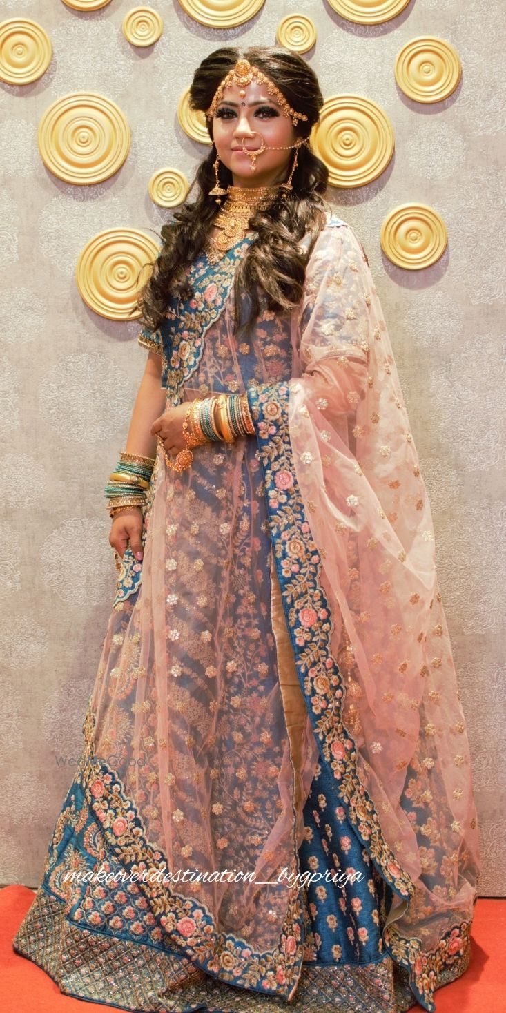 Photo From Bridal in Blue Padmavati Inspired Look - By Makeover Destination by Priya