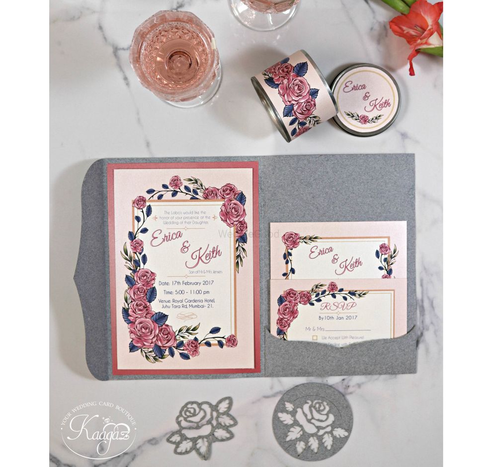 Photo From Rose Envelope themed - By Kaagaz- Wedding Card Boutique