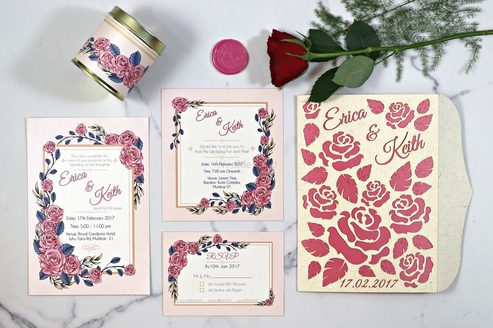 Photo From Rose Envelope themed - By Kaagaz- Wedding Card Boutique