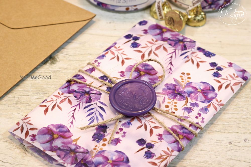 Photo From Lavender Wonder- Wedding Invitation - By Kaagaz- Wedding Card Boutique