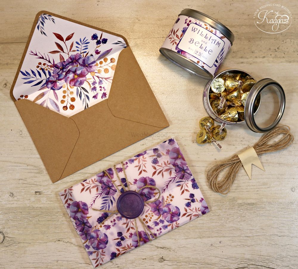 Photo From Lavender Wonder- Wedding Invitation - By Kaagaz- Wedding Card Boutique