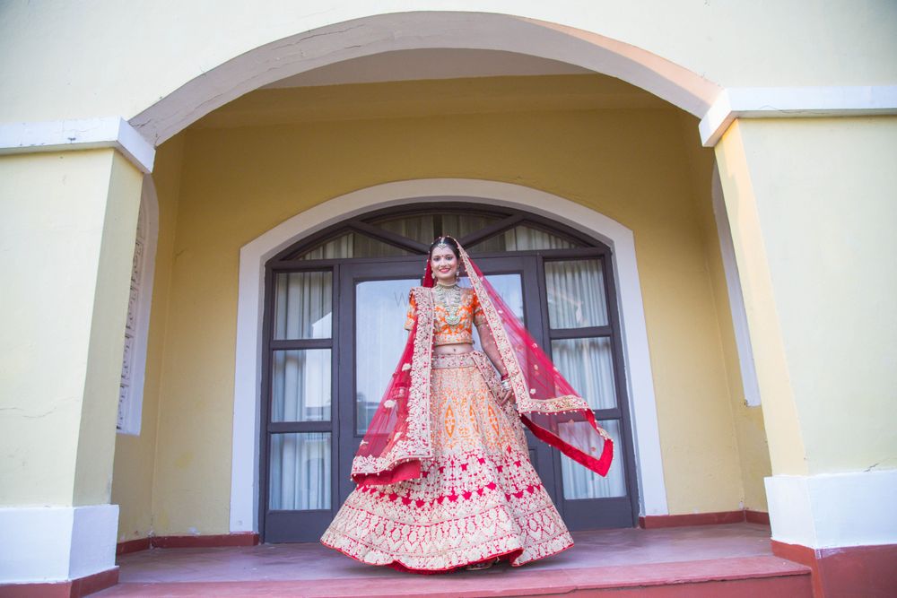 Red Bridal Lehenga Photo