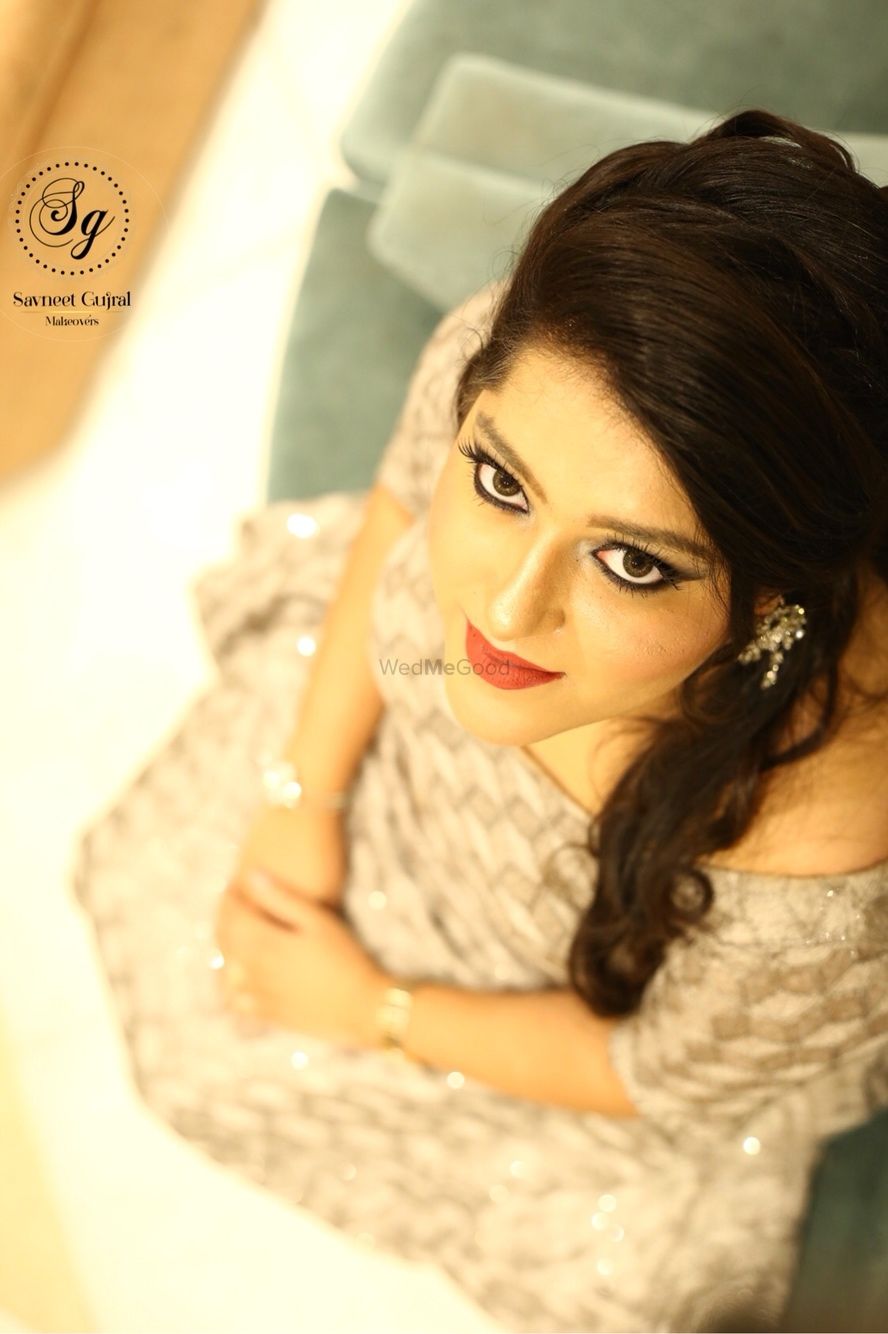 Photo From Jasleen- Cocktail Look - By Savneet Gujral Makeovers
