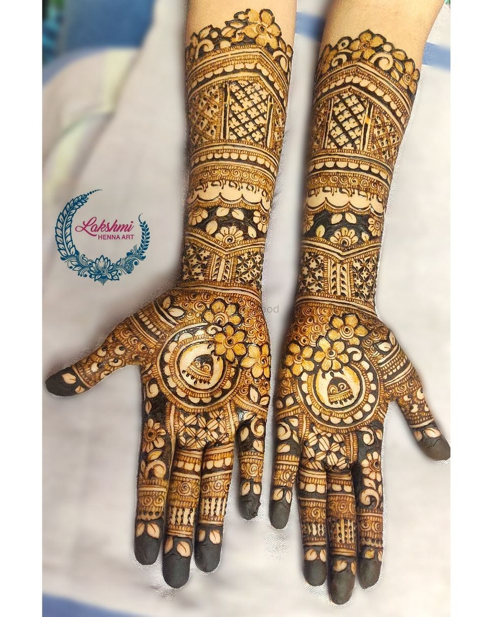 Photo From Bridal mehendi with flowers - By Lakshmi Henna Art