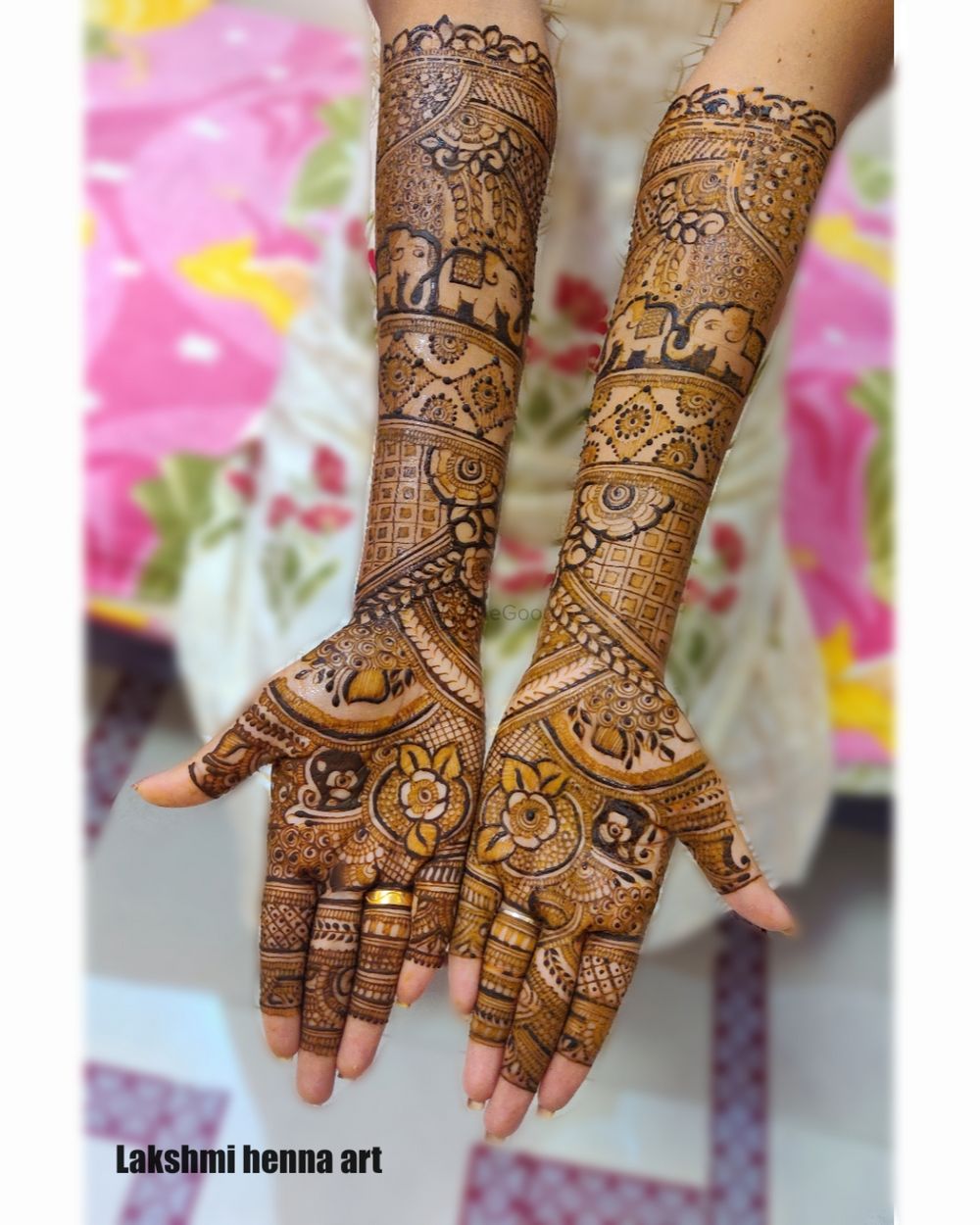 Photo From Bridal mehendi with flowers - By Lakshmi Henna Art