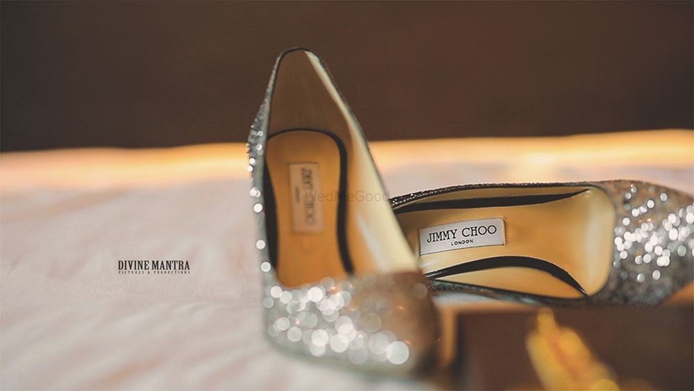 Photo of Sparkly silver jimmy choos