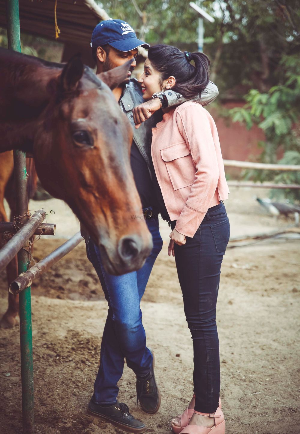 Photo of Pre wedding shoot with a horse