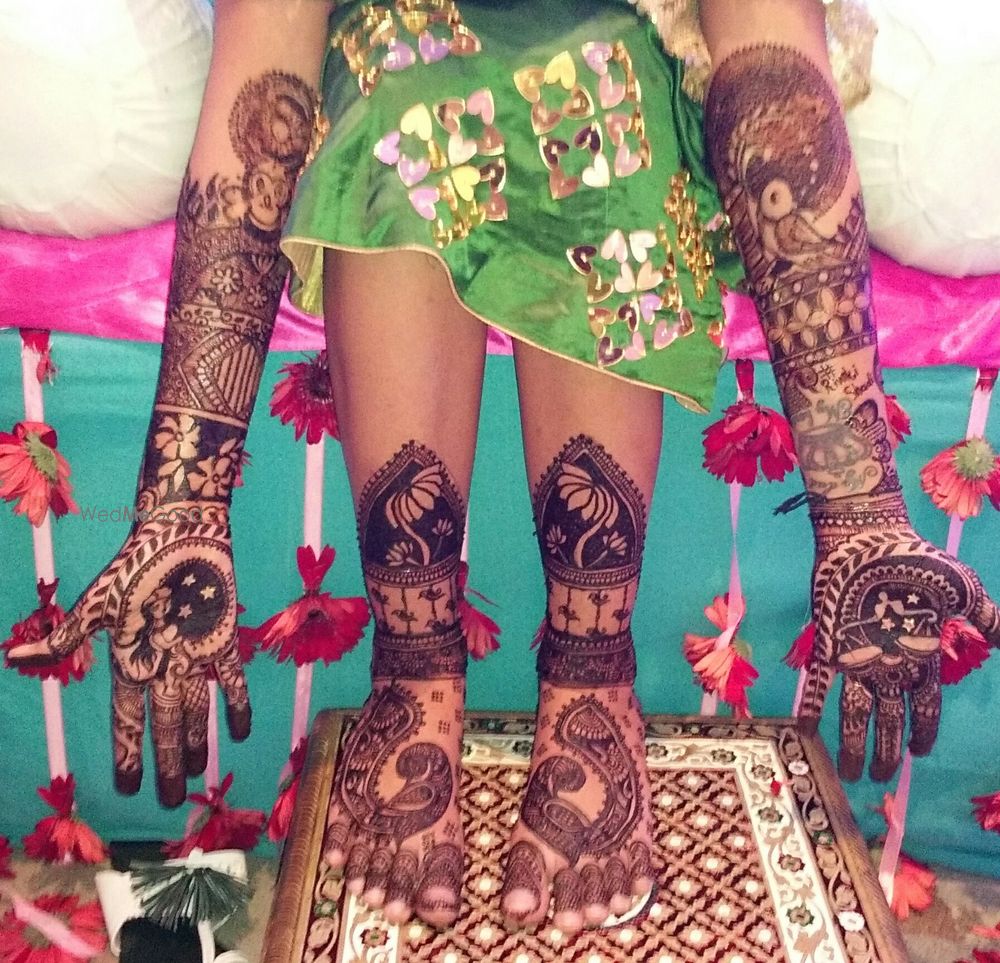 Photo From Bridle  mehndi to Richa - By Art of Mehndi by Sunita Kenia