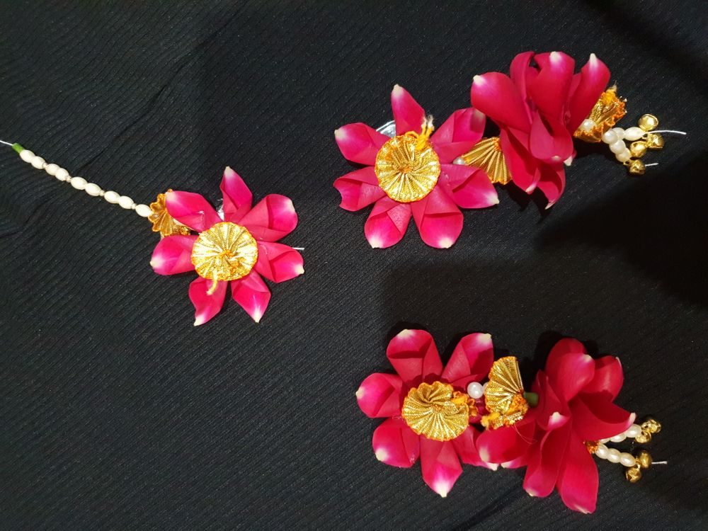 Photo From floral jewellery - By Happy Petals Chd Flower Jewellery