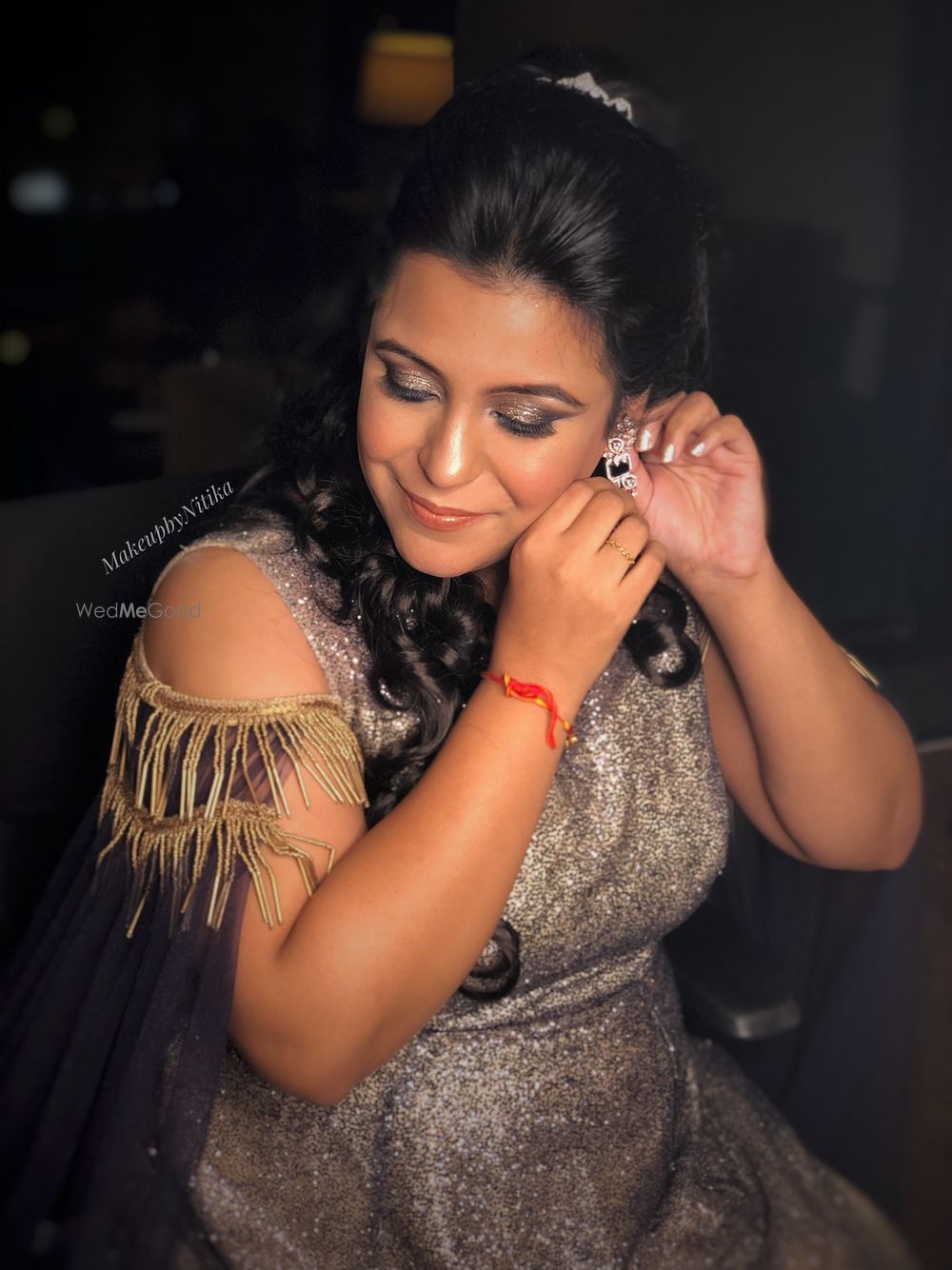 Photo From Neha's cocktail + wedding - By MakeupbyNitika