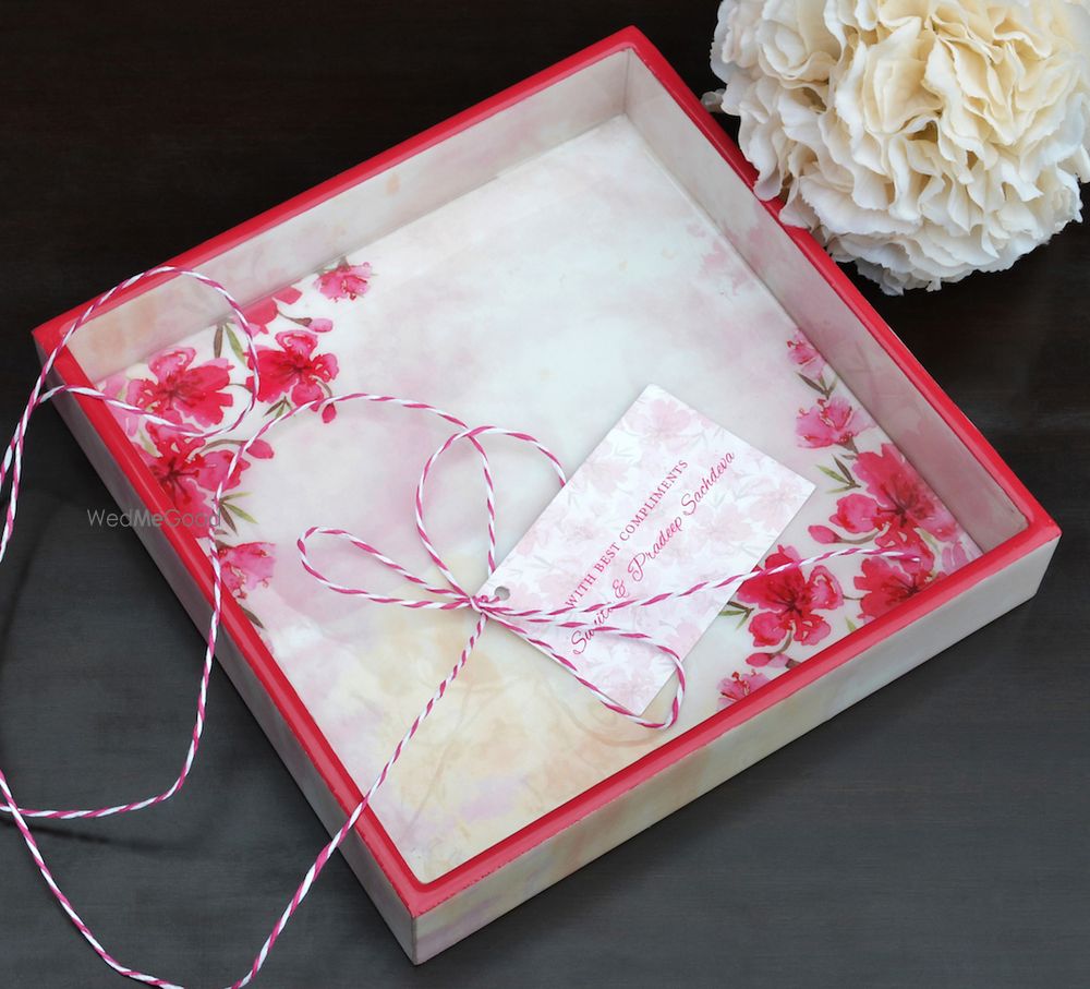 Photo of invitation tray