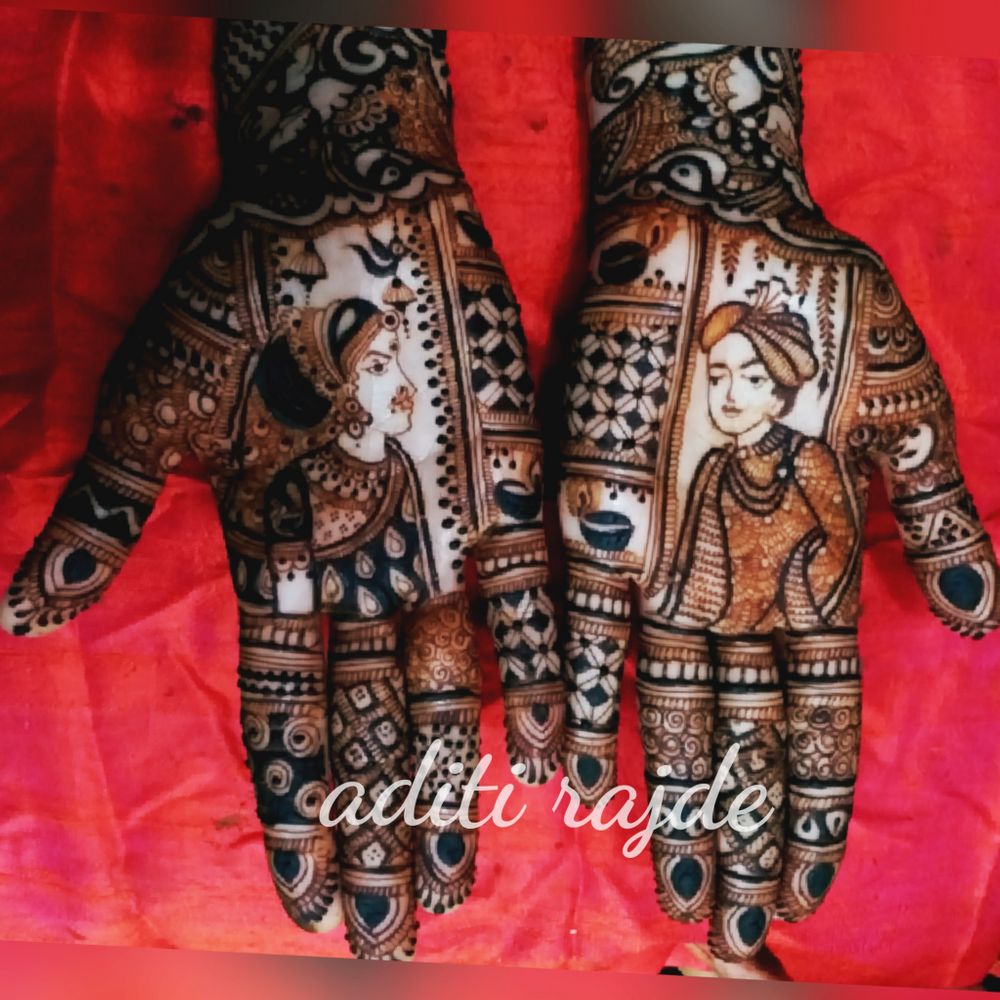 Photo From radhika dige's bridal mehendi - By Aditis Mehendi Art