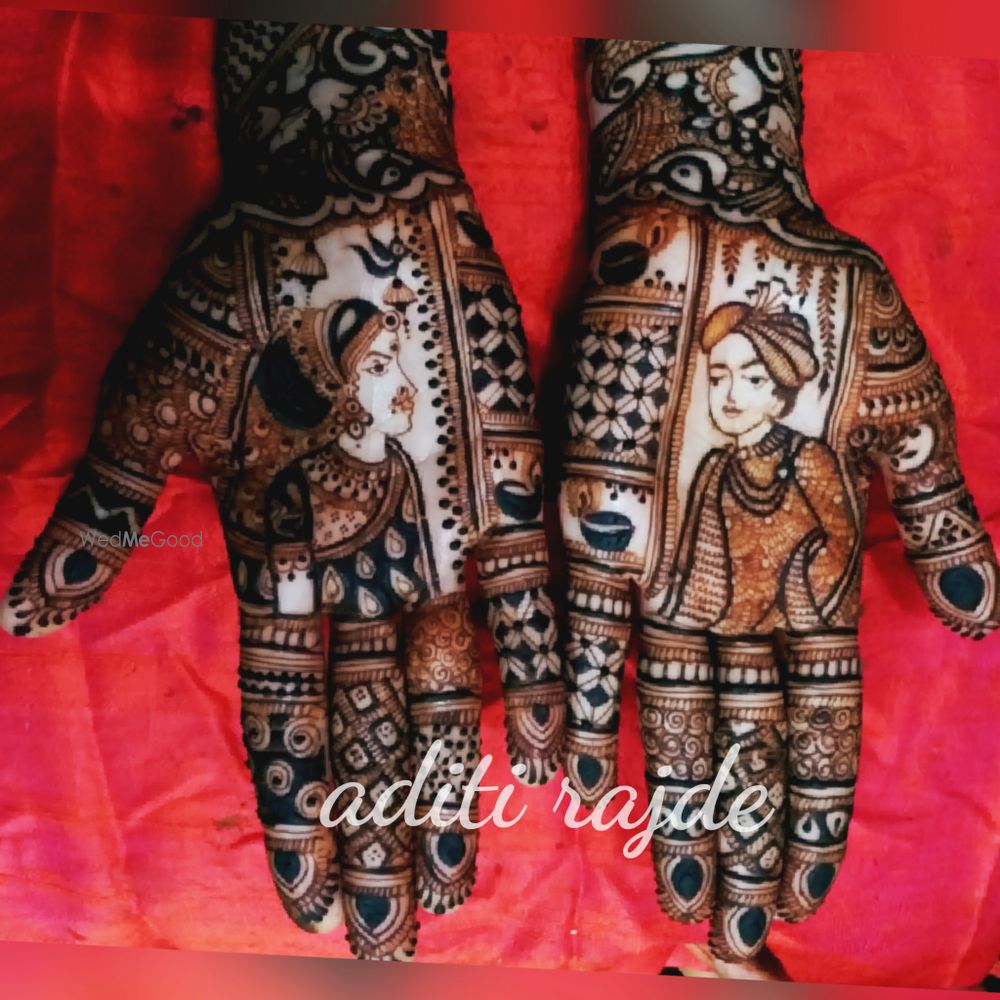 Photo From radhika dige's bridal mehendi - By Aditis Mehendi Art