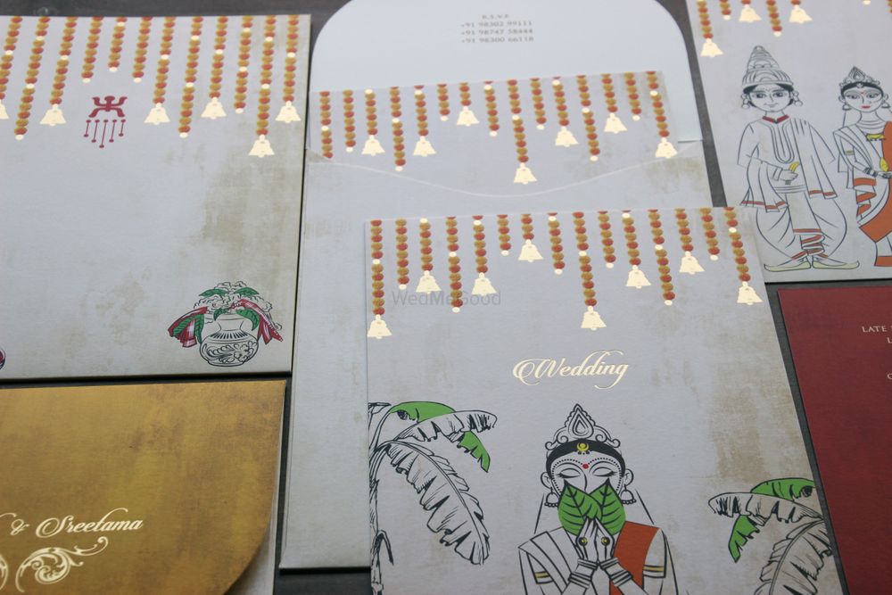 Photo From  “Dada ~ Boudi” themed wedding card - By Red Square Communications