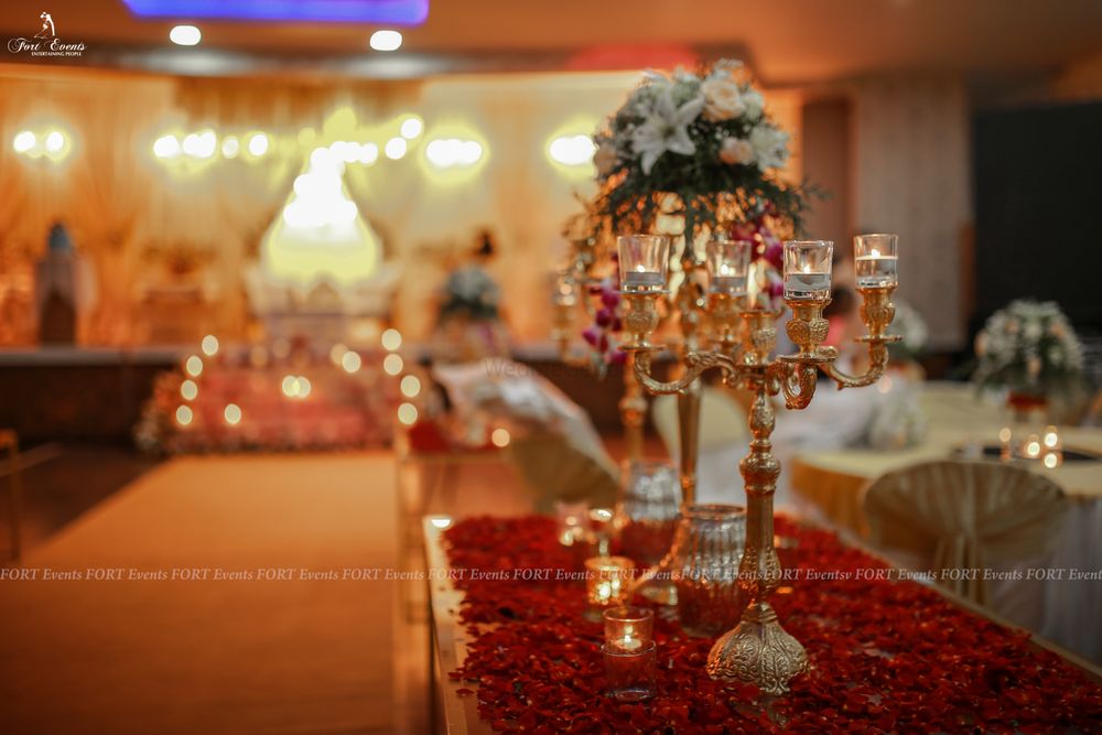 Photo From Luxe wedding decor at Marina convention & wedding centre - By Fort Events
