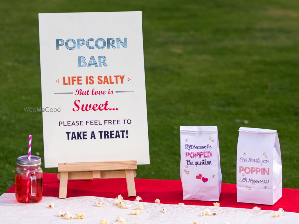 Photo of popcorn bar