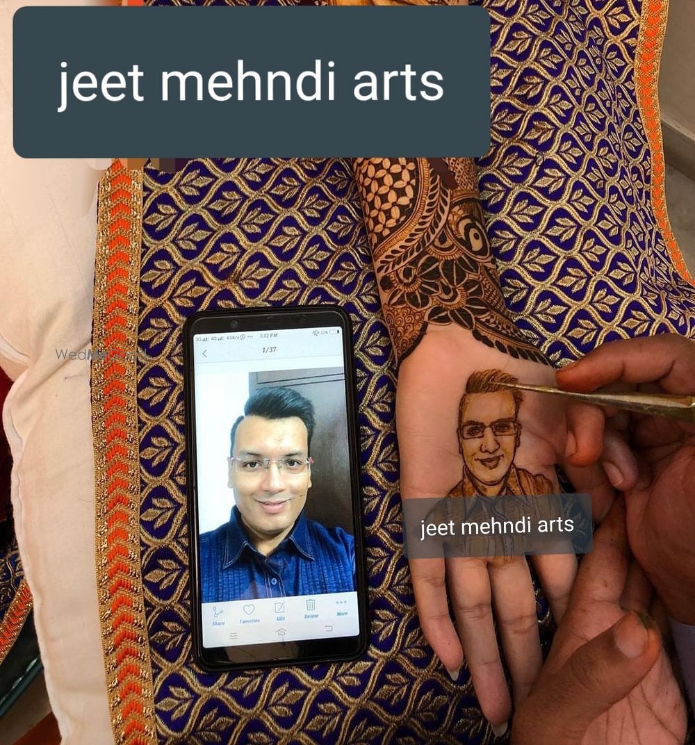 Photo From Portrait bridal mehndi 15000rs - By Jeet Mehendi Arts