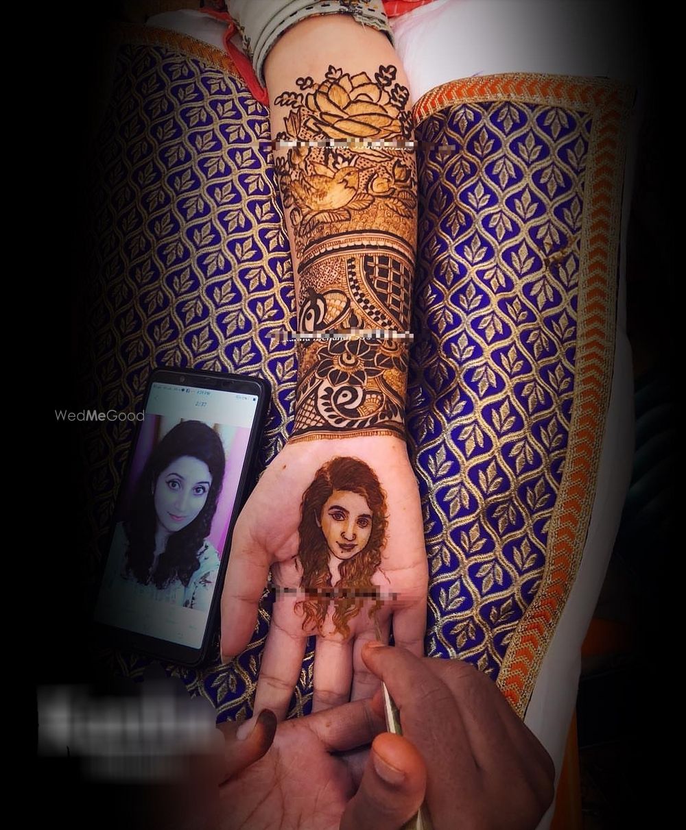 Photo From Portrait bridal mehndi 15000rs - By Jeet Mehendi Arts