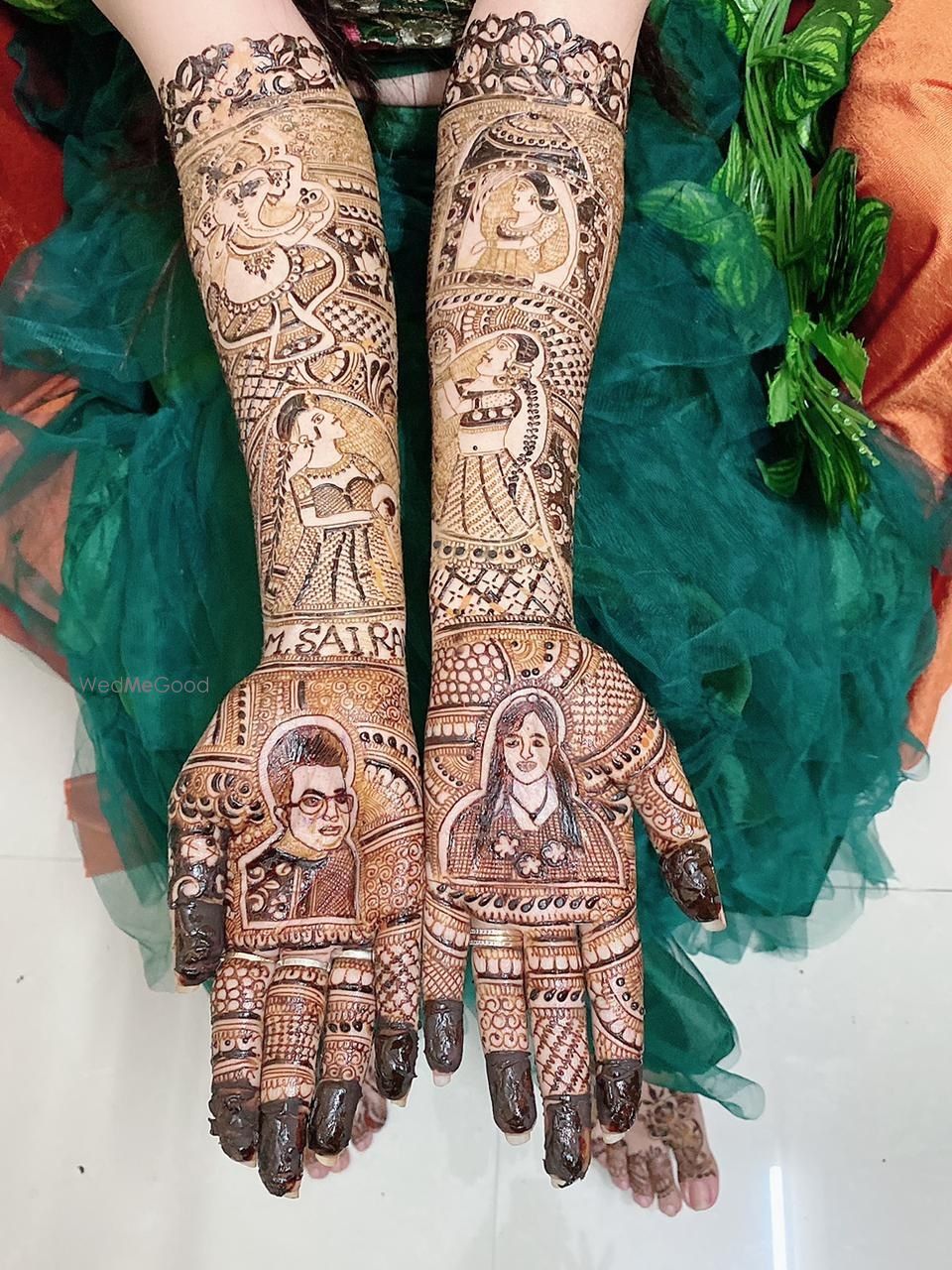 Photo From Portrait bridal mehndi 15000rs - By Jeet Mehendi Arts