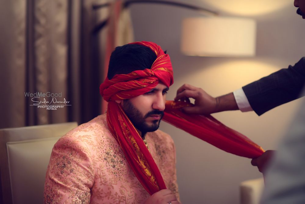 Photo of light pink sherwani