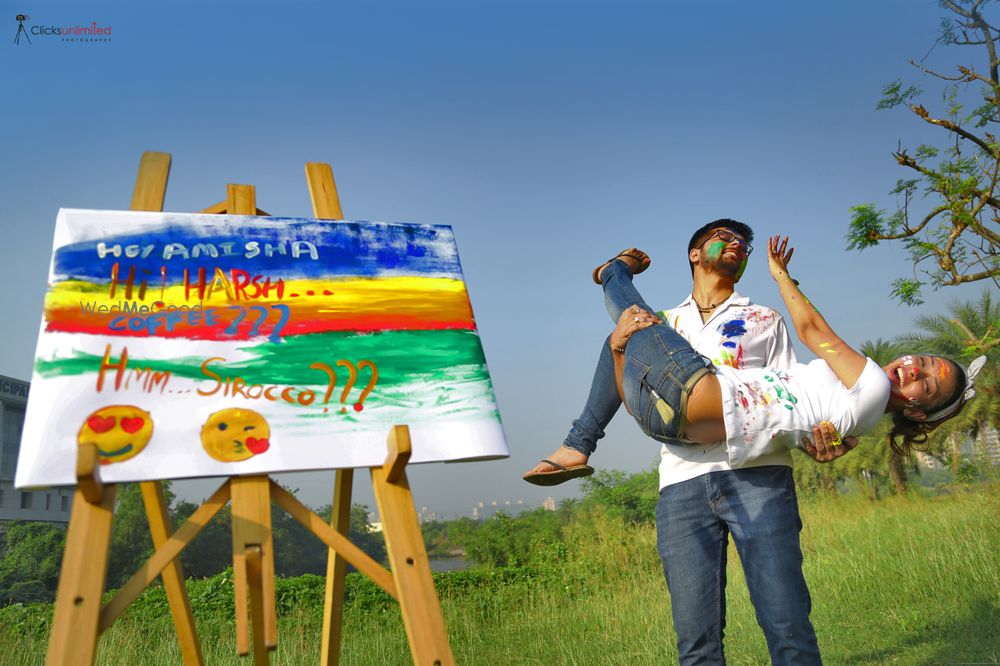 Photo From Amisha + Harsh (Paint my Life) - By Clicksunlimited Photography