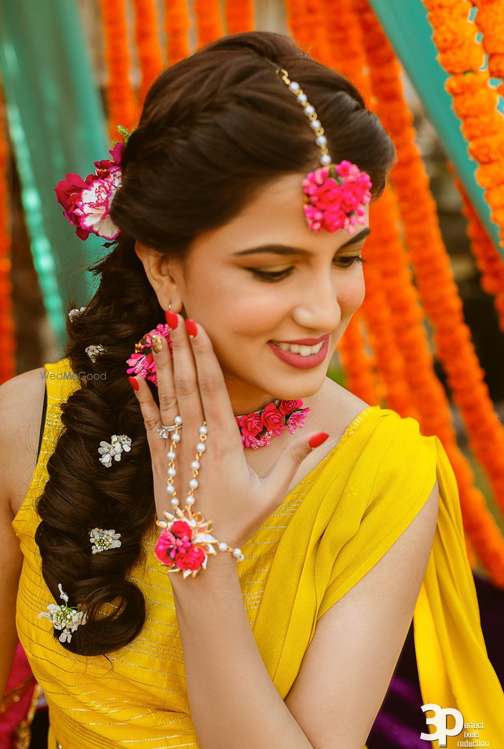 Photo From Bride’s Mehendi Looks - By Makeup by Naina Goel