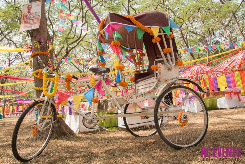 Photo of bicycle rickshaw