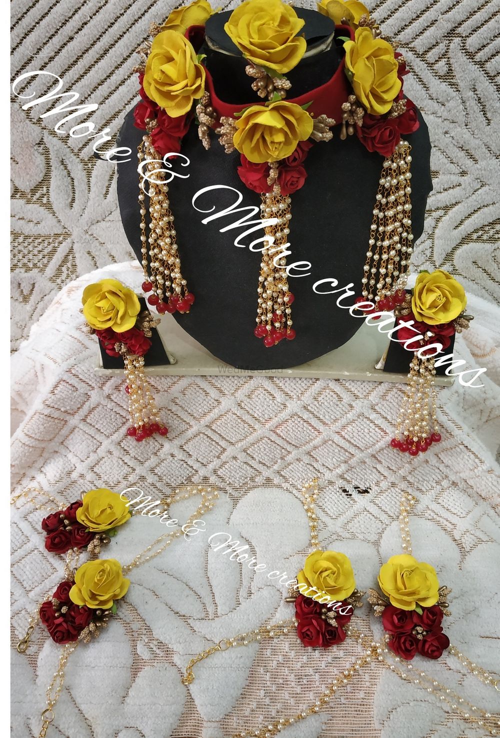 Photo From floral jewellery - By More & More Creations