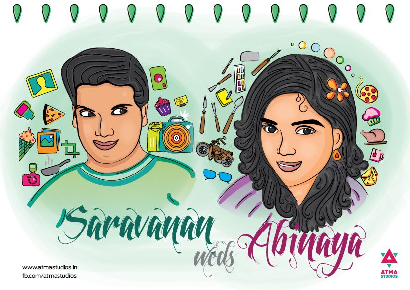 Photo From Caricature Indian Wedding Invite Design - By Atma Studios