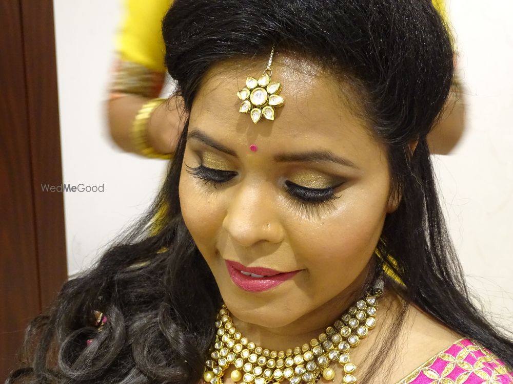 Photo From Reception Bride - By Colours Makeup School 