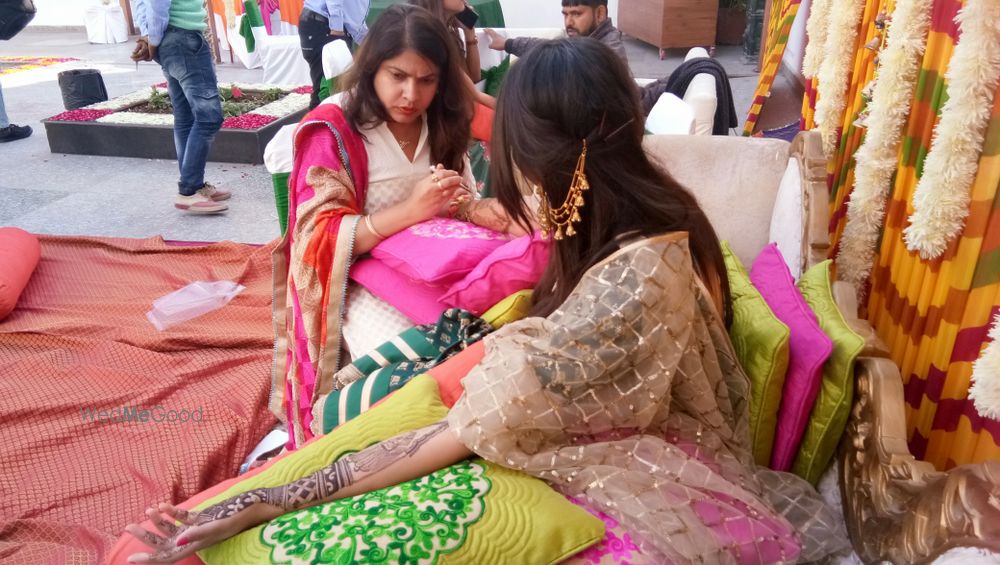 Photo From Srijan bridal mehendi at country inn suits by Raddison  at Chattarpur - By Shalini Mehendi Artist