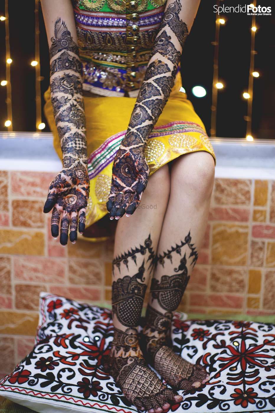 Photo of Bridal Hand and Feet Mehendi Design - Peacock