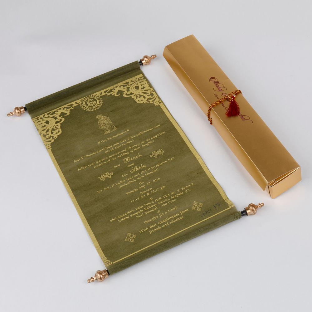 Photo From Scroll Wedding Invitation Cards - By Jimit Card